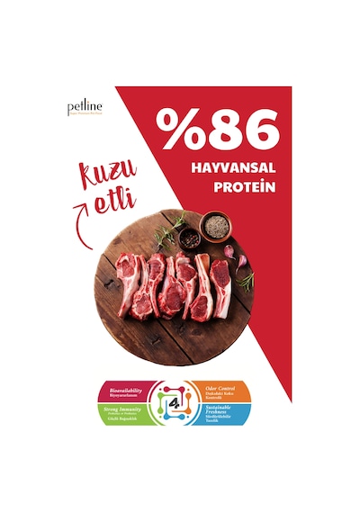 Petline Sport Yüksek Enerjili Kuzu Etli Yetişkin Kuru Köpek Maması 2 x 12 KG