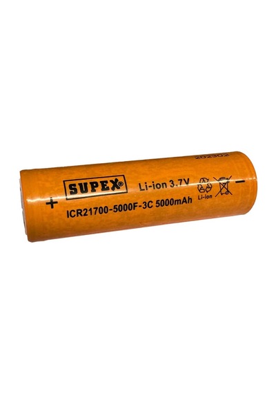 Icr21700-5000f-3c Lityum Ion 3.7v 5000mah 3c Deşarj Akımı Düz Kafa Pil