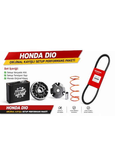 Setup Motorcycle Honda Dio  Kayışlı Varyatör Performans Seti
