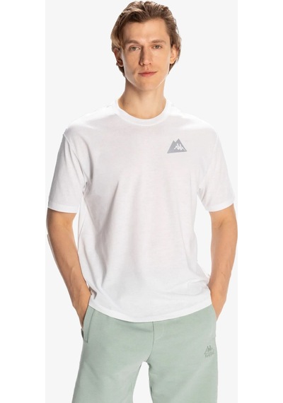 Kappa Frotis Erkek Beyaz T-shirt 321w7yw-001 Beyaz