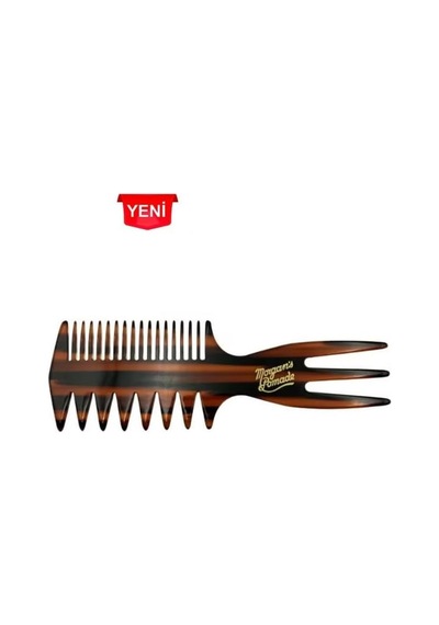 Three Way Afro Pomade Comb - 3 Kademeli Profesyonel Tarak