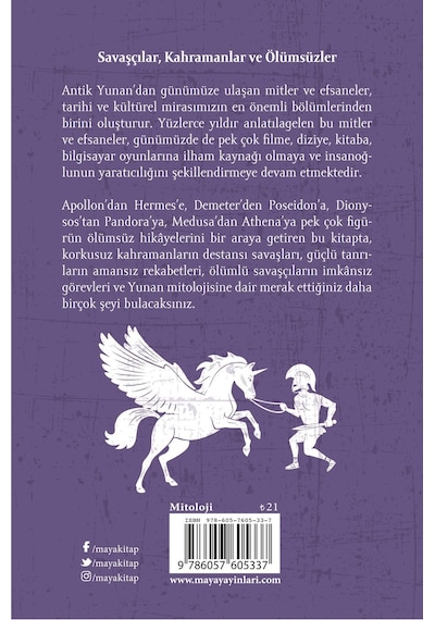 Maya Kitap Antik Yunan Hikayeleri - Mitolojik Hikayeler Dizisi 5