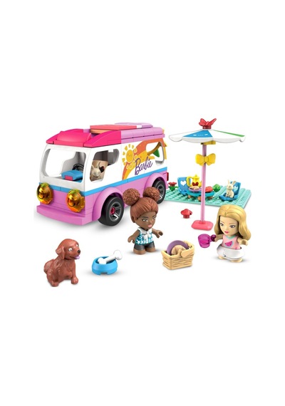 Gwr35 Mega Barbie 'nin Mega Karavanı 123 Parça +5 Yaş Pembe