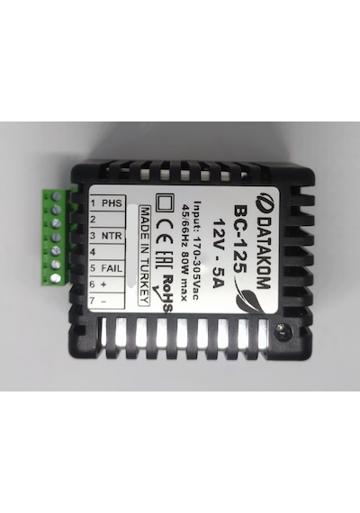 Datakom Bc-125 Akıllı Akü Şarj Cihazı 12 Volt 5 Amper