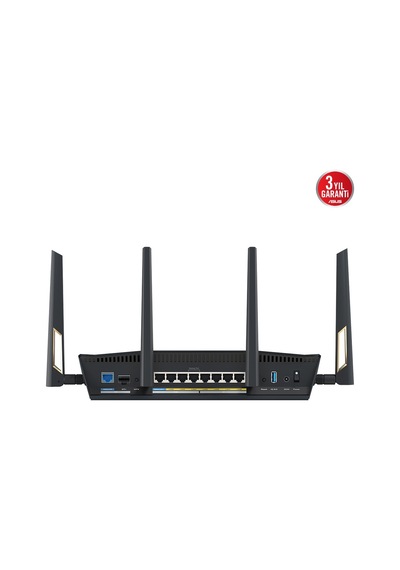 Asus Rt-be88u Wıfı Be7200 Dual Band Gıgabıt Extendable Router