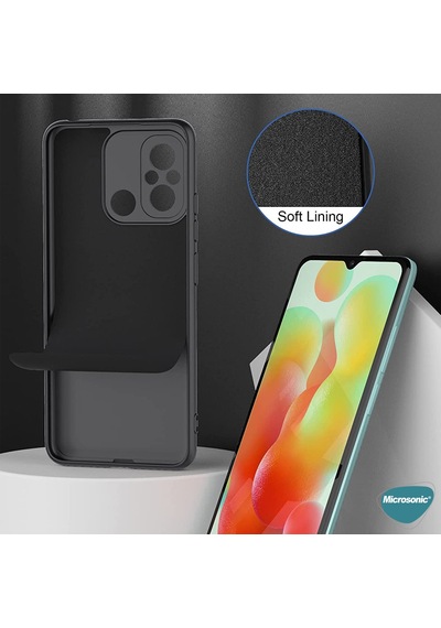 Microsonic Xiaomi Redmi 12C Kılıf Groovy Soft