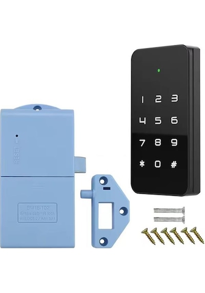 Powermaster Pm-26728 Rfıd Ve Tuş Panelli Dijital Elektronik Kapı Dolap Kilidi 2'li Paket