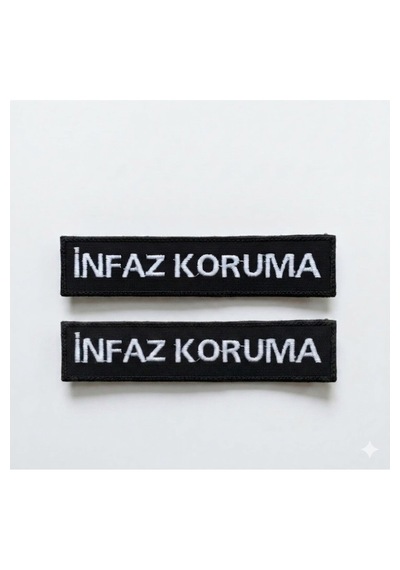 İnfaz Koruma Pantolon Yazısı 2 Adet - Arkası Cırtlı Çok Renkli