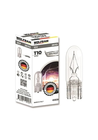 Ampul 12v T10 T10 Orta Dipsiz 3 W2.1x9.5d Garantisi Yoktur 1