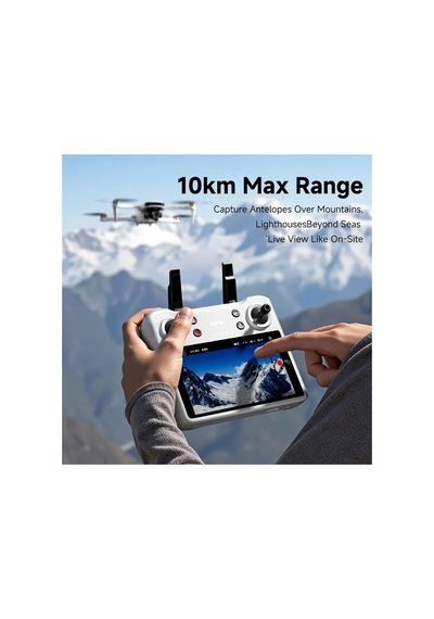 Hd Kameralı Ve Ekranlı Profesyonel 3 Eksenli Gimbal Drone 48mp, 10km Menzil