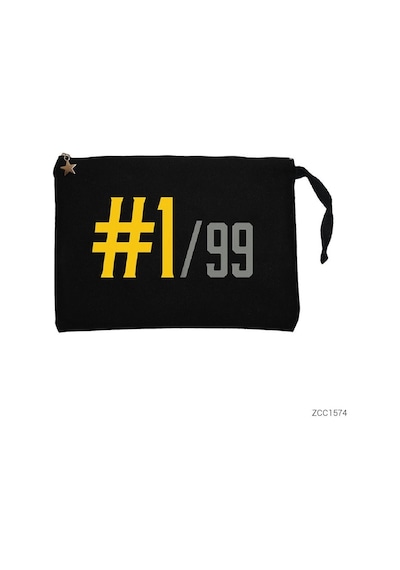 Zepplin Giyim Pubg Winner No1 Siyah Clutch Astarlı Cüzdan / El Çantası