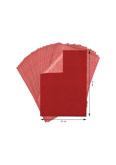 Roco Paper Karbon Grafit Transfer Kağıdı Kırmızı - 21 31 Cm - 100