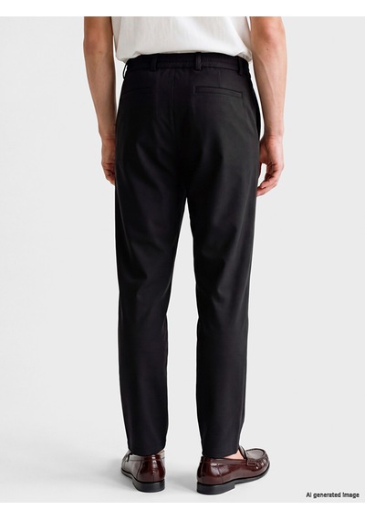 Lcw Vision Siyah Loose Fit Erkek Pileli Pantolon