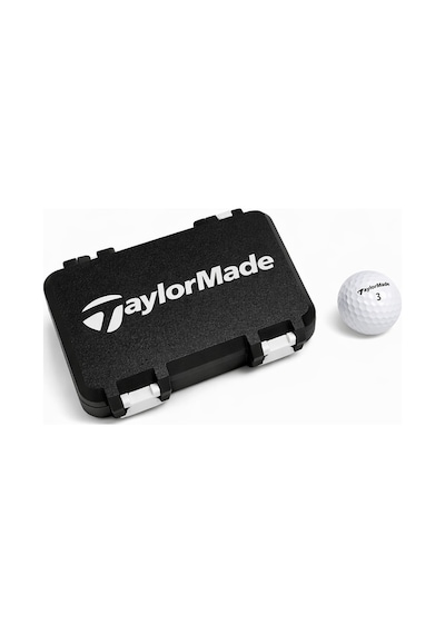 6 Lı Golf Topu Saklama Kutusu Kapaklı Sert Plastik Taşıma Organizer Box Siyah Çok Renkli