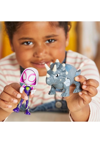 Spidey And His Amazing Friends Dino Webs Ghost-spider Ve Rhino Di