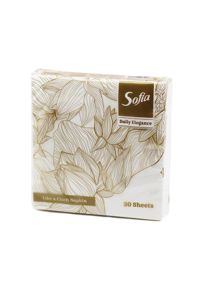 Kumaş Dokulu Lüks Beyaz Peçete 33x33 - 30 Adet