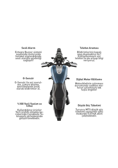 Turuncu Buzzer Cihazı Motosiklet Takip Cihazı İçin Buzzer