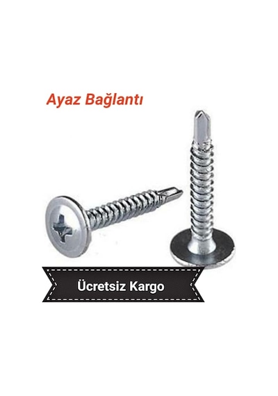 Ayaz 3.9X13 Rysb Matkap Uçlu Vida Pul Başlı 100 Adet