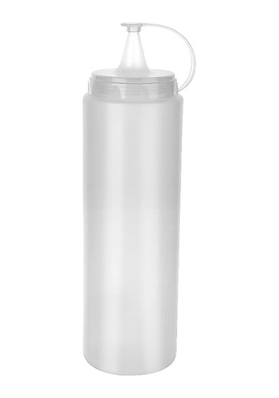 Şeffaf Sosluk 800ml Beyaz Diğer