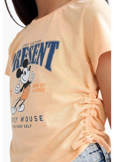 Defacto Kız Çocuk Disney Mickey & Minnie Fitted Bisiklet Yaka Kısa Kollu Tişört F1097a825auog295 Turuncu Defacto Kız Çocuk Disney Mickey & Minnie Fitted Bisiklet Yaka Kısa Kollu Tişört F1097a825auog295 Turuncu