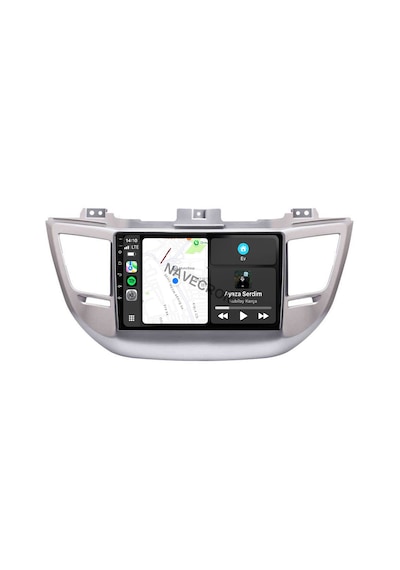 Hyundaı Tucson 2014-17 9" Uyumlu Androıd Multimedya Gerçek 2/32 Kablosuz Carplay Geri Görüş Kameralı 9"