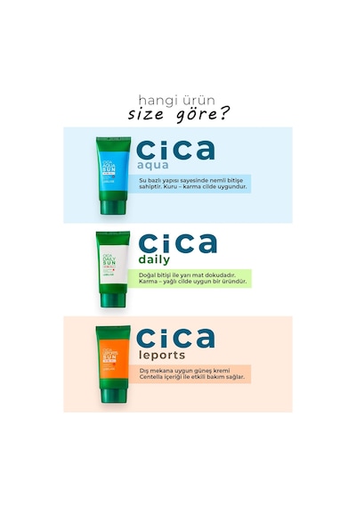 Lebelage Günlük Hassas ve Konforlu Kore Güneş Kremi Lebelage Cica Daily Sun SPF50+ PA+++ 30ml