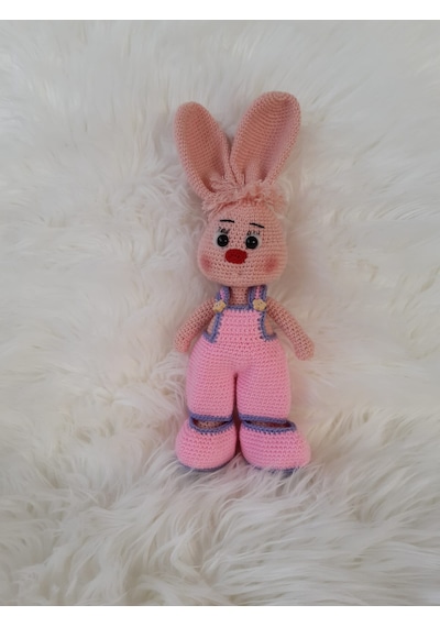 Amigurumi Pembiş Tavşan