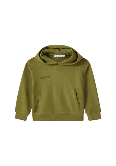 Pangaia Çocuklar Için Kapüşonlu Sweatshirt - Yeşil