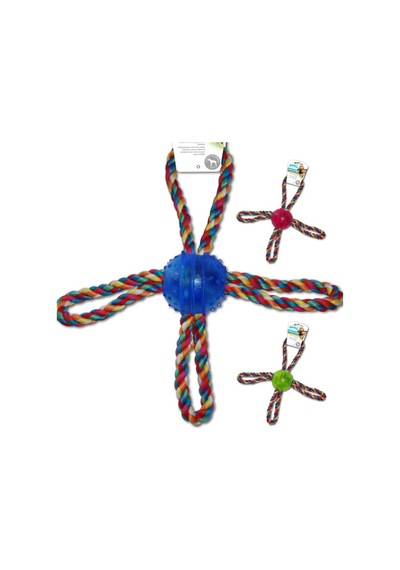 Pawise - 295 - Toplu Diş İpi Köpek Oyuncağı - Ece-umay - 26 Cm