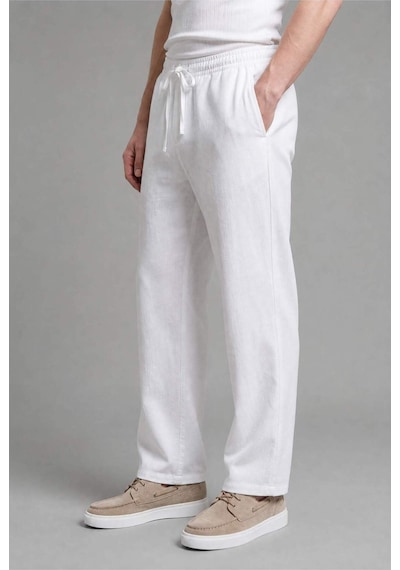 Defacto Premium Wide Leg Pantolon G0855ax26smwt34 Beyaz-wt34