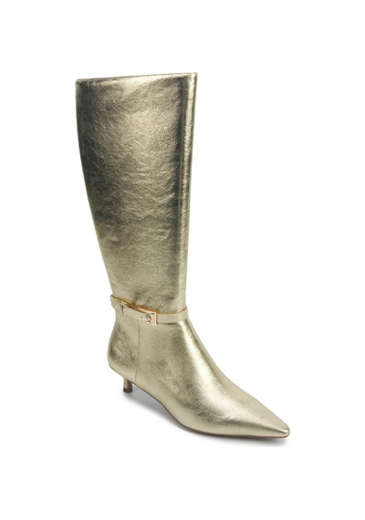Nine West Shonda 5pr Altın Kadın Topuklu Çizme 000000000102012419 Altın