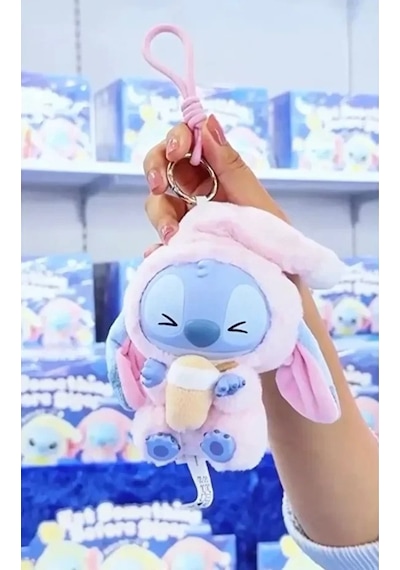 Stitch Sürpriz Anahtarlık Yeni Trend Labubu Model Sürpriz Kutusunda Rasgele Model 1 Adett 0