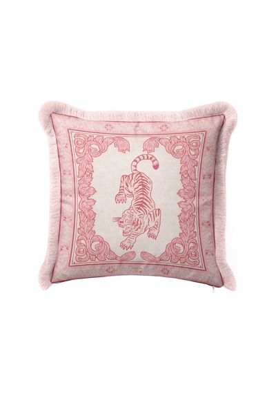 Egzotik Kaplan Motifli Şatafatlı Saçaklı Yastık Kılıfı-saray Boho Krem Pembe Püsküllü Kırlent Kılıfı Gizli Esinti Aura Egzotik Kaplan Motifli Şatafatlı Saçaklı Yastık Kılıfı-saray Boho Krem Pembe Püsküllü Kırlent Kılıfı Gizli Esinti Aura