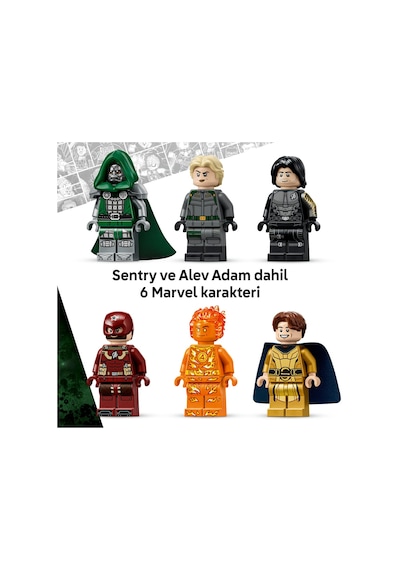 LEGO® ǀ Marvel Avengers: Doomsday Yeni Avengers Kulesi 76352 - 12 Yaş Üzeri için 6 Minifigür İçeren Oyuncak Yapım Seti (954 Parça)