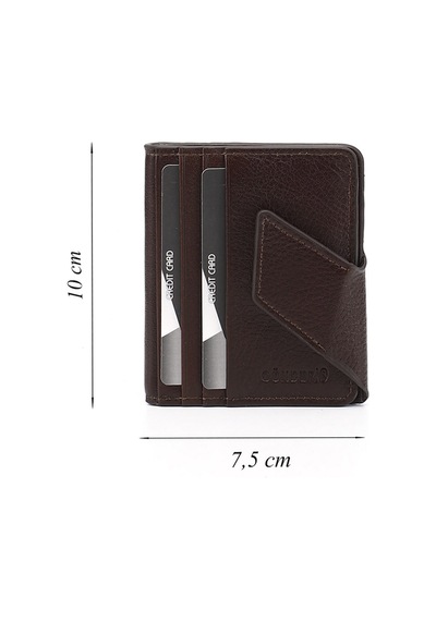 Gönderir Gönderi R Unisex Kahverengi Hakiki Deri Unisex Kartlık Ddux77706954