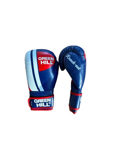 Green Hill Knockout Boks Eldiveni - Mavi