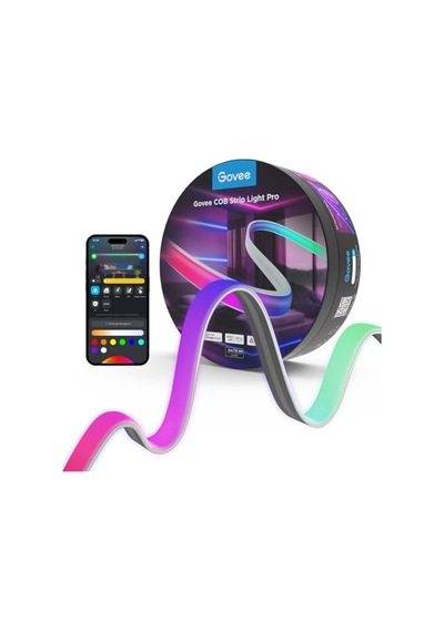 Govee Cob Led Şerit Işık Pro Akıllı Aydınlatma Sistemi Çok Renkli 3 Metre