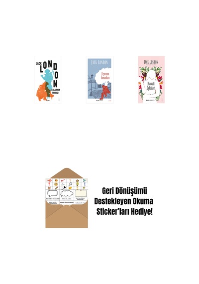 Atalarının Tanrısı + Uçurum İnsanları + Hawaii Öyküleri + Okuma Sticker'ları