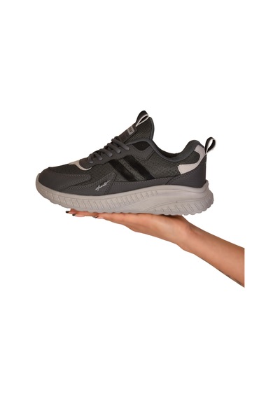 Erkek Günlük Rahat Sneaker Spor Ayakkabı Gri