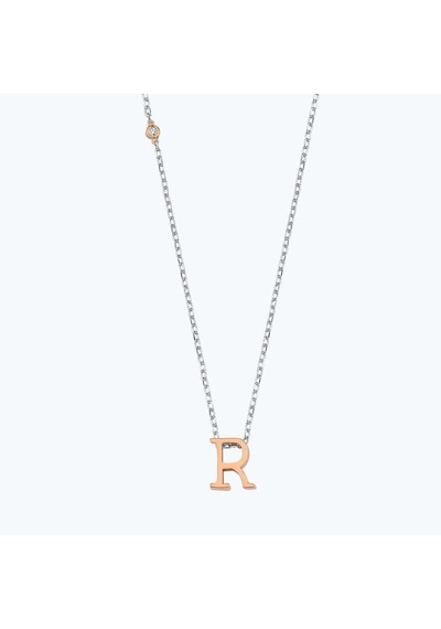 Altınbaş Silver Pırlantalı R Harfi Kolye Int238r-925-1