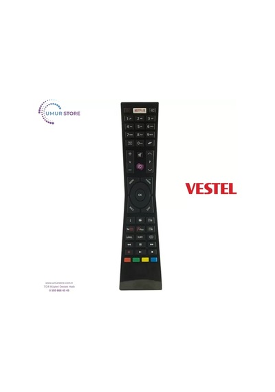 Vestel İle Uyumlu 49fd7400 Led Tv Kumandası