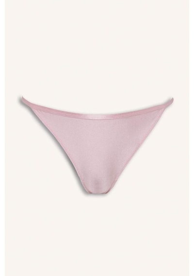Defacto Dantel Detaylı Saten Brazılıan Açık Pembe Külot G1140ax26sppn648 Pembe-pn648
