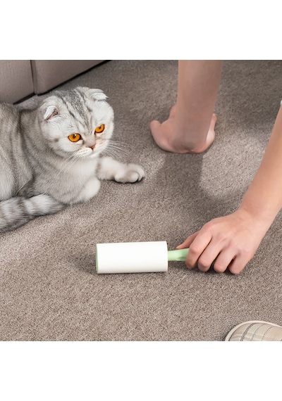 Porsima 3107 Kedi Köpek Tüy Toplayıcı Rulo 4 Adet Yedek Rulo Yeş