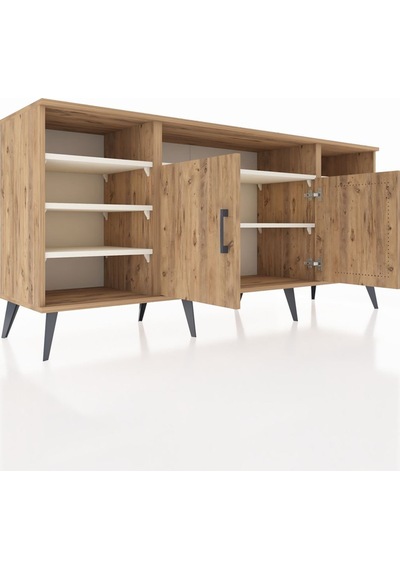 Hyperion Konsol 8 Raflı 2 Kapaklı 176x44x83 Çam-çam/aytaşı Çam/aytaşı Hyperion Konsol 8 Raflı 2 Kapaklı 176x44x83 Çam-çam/aytaşı Çam/aytaşı