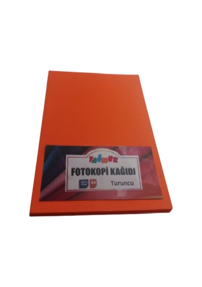 A4 Renkli Fotokopi Kağıdı Turuncu 100 Lü Paket