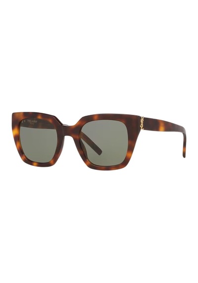 Saint Laurent Sl M143 003 51 Kadın Güneş Gözlüğü Kahverengi