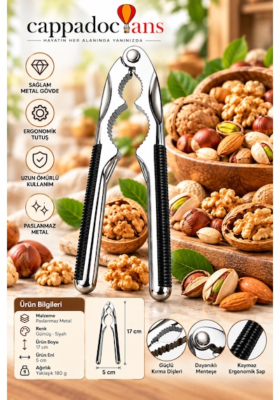 Ceviz Ve Fındık Kıracağı, Kuruyemiş Kıracağı, Kabuklu Yemiş, Ceviz Kıracağı, Fındık Kıracağı Vb. Metal, Dayanıklı, Ev Tipi Kullanım Diğer