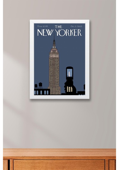 The New Yorker Çerçeveli Tablo October 3 2005
