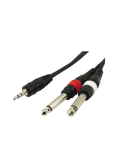3.5 Mm Stereo Erkek 2 X 6.3 Mm Mono Erkek 1.5 Metre Kablo