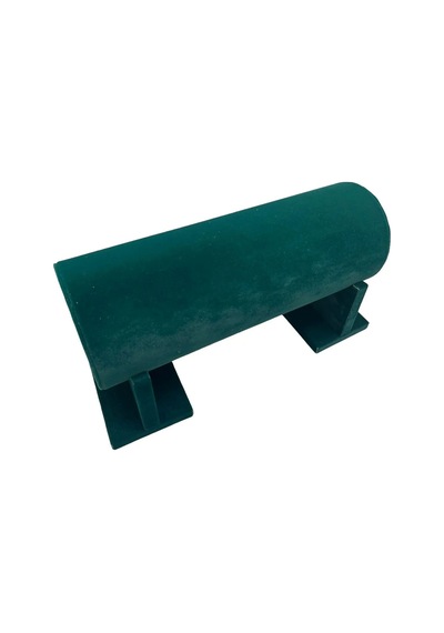 Yerli Üretim Küçük Boy Süet Kumaş Yeşil Renk 30 Cm Ayaklı Taç Standı Çok Renkli